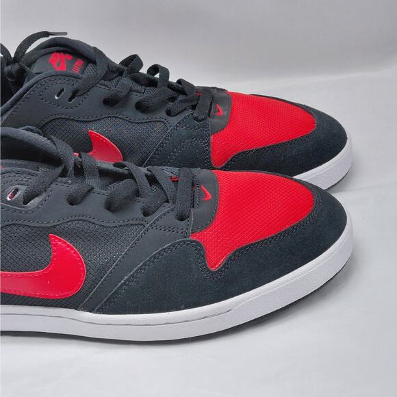 Nike SB Alleyoop Mens Sneakers Skater Shoes Sz 11 Black Red Athletic Performance main image 5